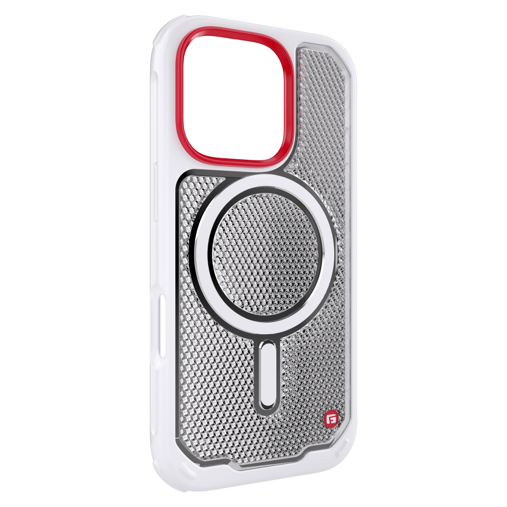 Gadget Guard - Reflector MagSafe Case with G-Form Protection for Apple iPhone 16 Pro - White