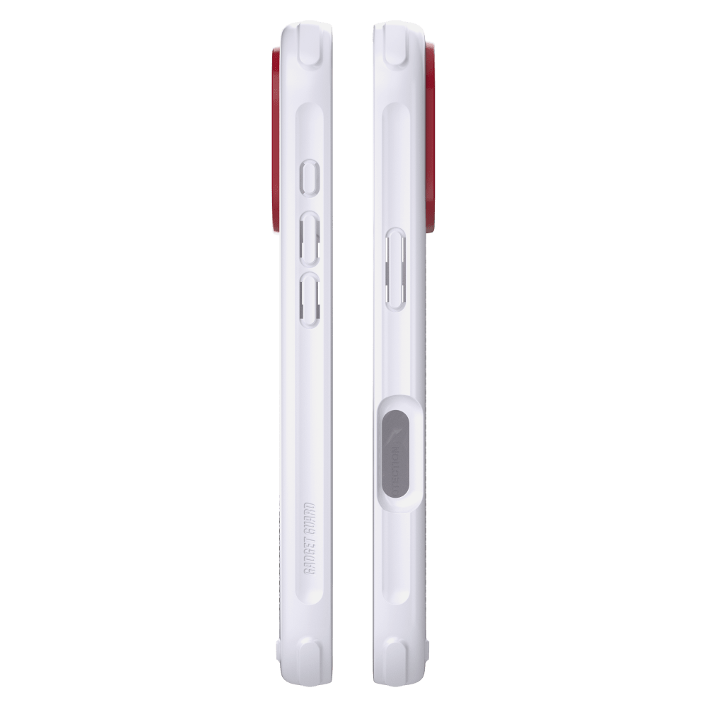 Gadget Guard - Reflector MagSafe Case with G-Form Protection for Apple iPhone 16 Pro - White