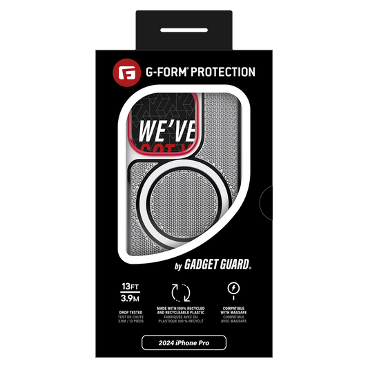 Gadget Guard - Reflector MagSafe Case with G-Form Protection for Apple iPhone 16 Pro - White