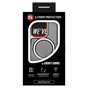 Gadget Guard - Reflector MagSafe Case with G-Form Protection for Apple iPhone 16 Pro - White