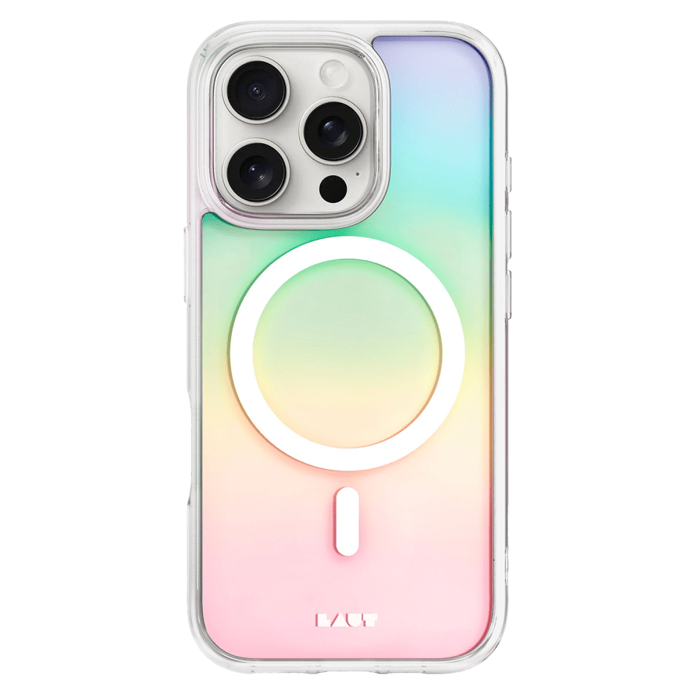 Laut - HOLO MagSafe Case for Apple iPhone 16 Pro - Holo Pearl
