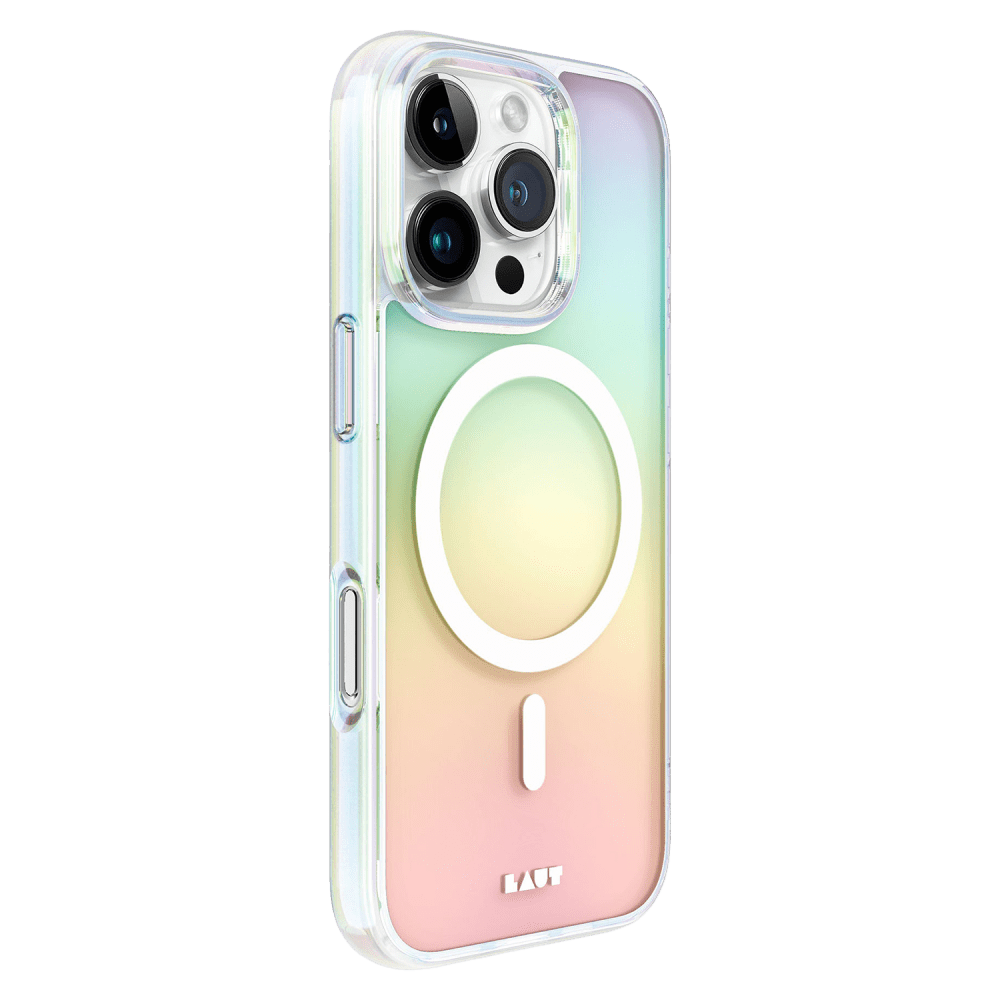 Laut - HOLO MagSafe Case for Apple iPhone 16 Pro - Holo Pearl
