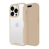 AMPD - TPU / Acrylic Wallet Flip MagSafe Case for Apple iPhone 16 Pro - Tan