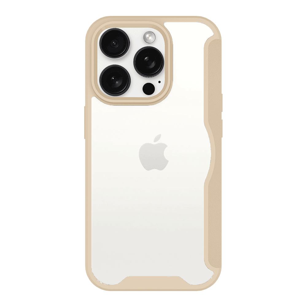 AMPD - TPU / Acrylic Wallet Flip MagSafe Case for Apple iPhone 16 Pro - Tan
