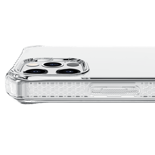ITSKINS - Spectrum Clear Case for Apple iPhone 12 / 12 Pro - Transparent