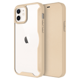 AMPD - TPU / Acrylic Flip Wallet Case for Apple iPhone 12 - Tan