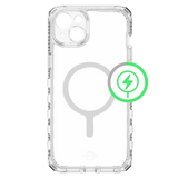 ITSKINS - Supreme_R Clear MagSafe Case for Apple iPhone 15 / iPhone 14 / iPhone 13 - Transparent