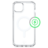 ITSKINS - Hybrid_R Clear MagSafe Case for Apple iPhone 15 / iPhone 14 / iPhone 13 - Transparent
