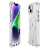 ITSKINS - Hybrid_R Clear MagSafe Case for Apple iPhone 15 / iPhone 14 / iPhone 13 - Transparent