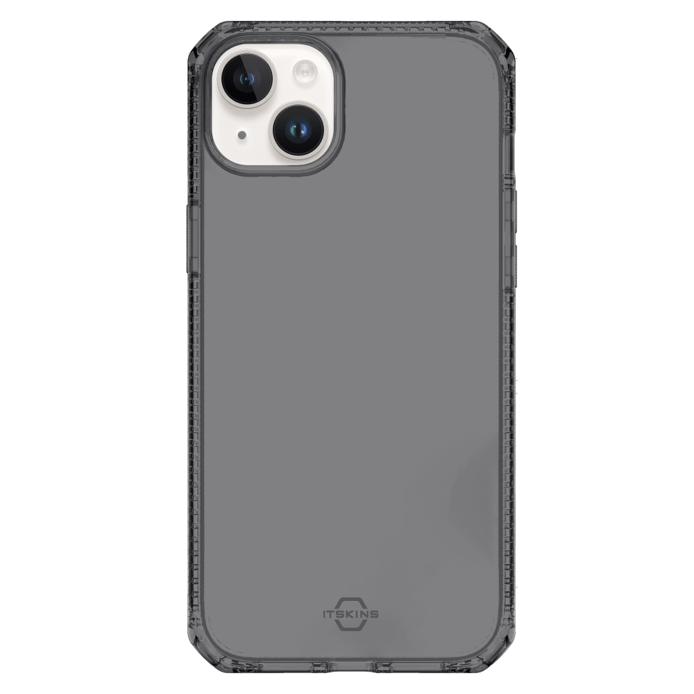 ITSKINS - Spectrum_R Clear Case for Apple iPhone 15 / iPhone 14 / iPhone 13 - Smoke