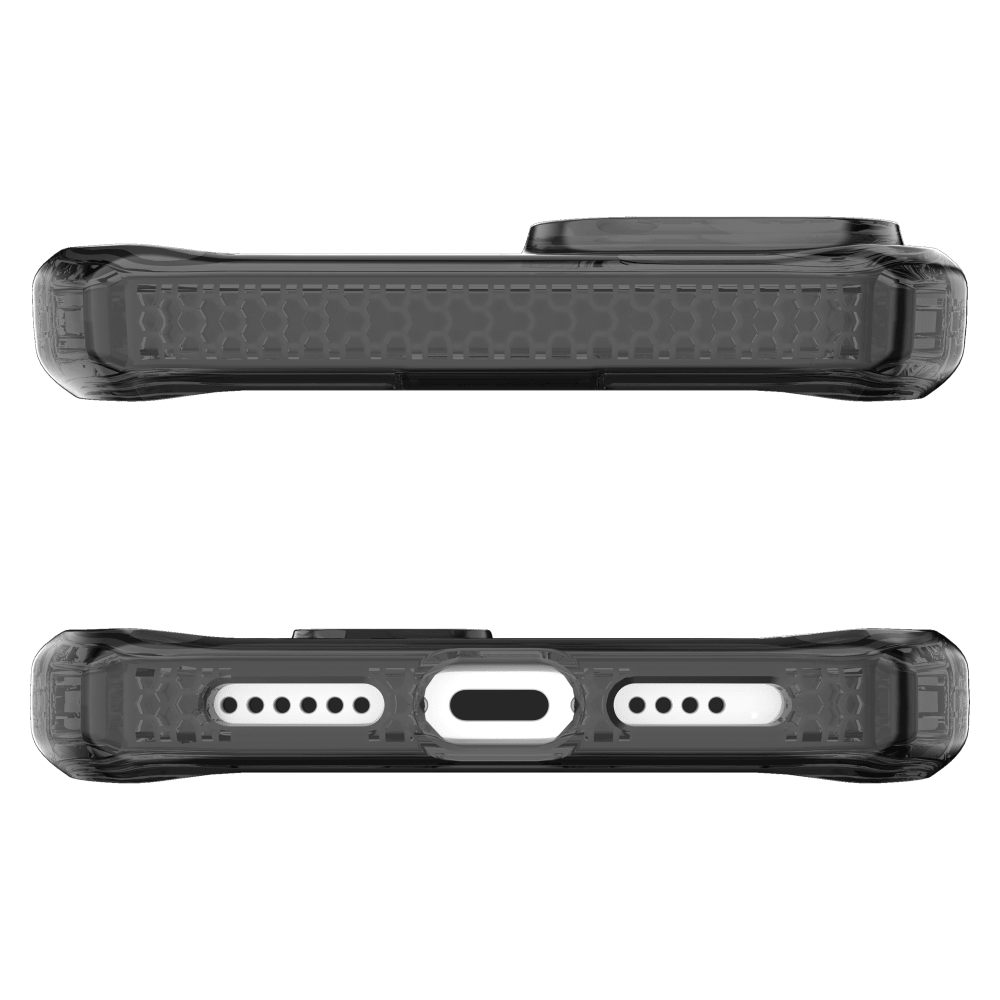 ITSKINS - Spectrum_R Clear Case for Apple iPhone 15 / iPhone 14 / iPhone 13 - Smoke