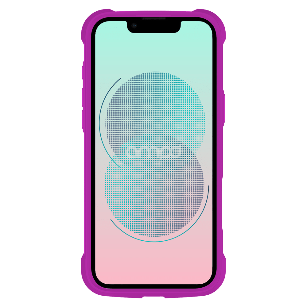 AMPD - DuraBump Case for Apple iPhone 13 - Purple