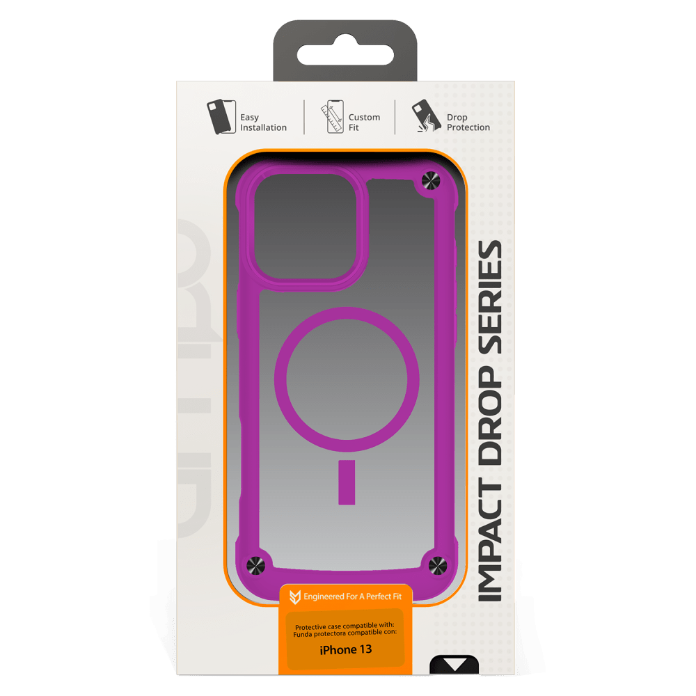 AMPD - DuraBump Case for Apple iPhone 13 - Purple