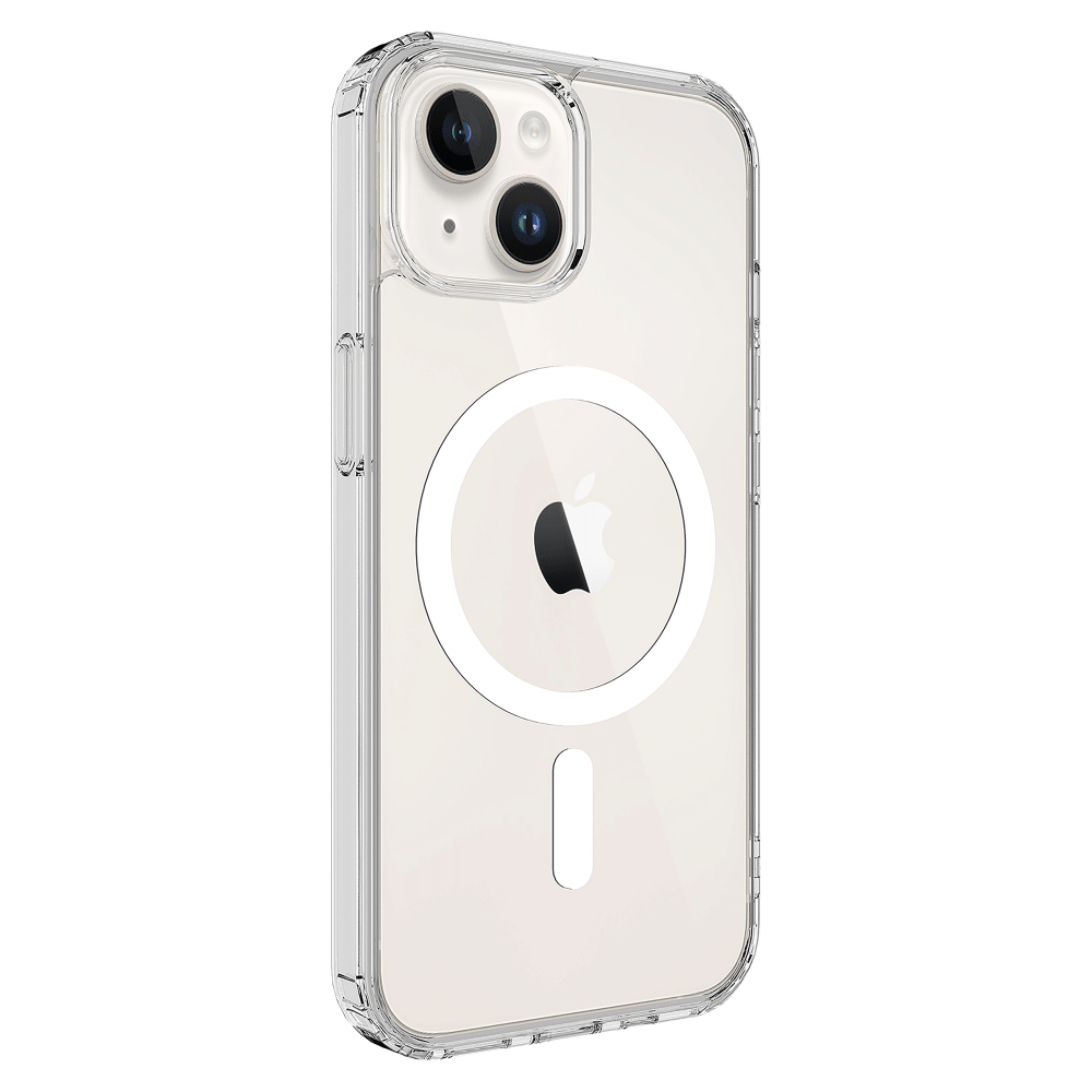 AMPD - TPU / Acrylic Crystal Clear MagSafe Case for Apple iPhone 13 - Clear