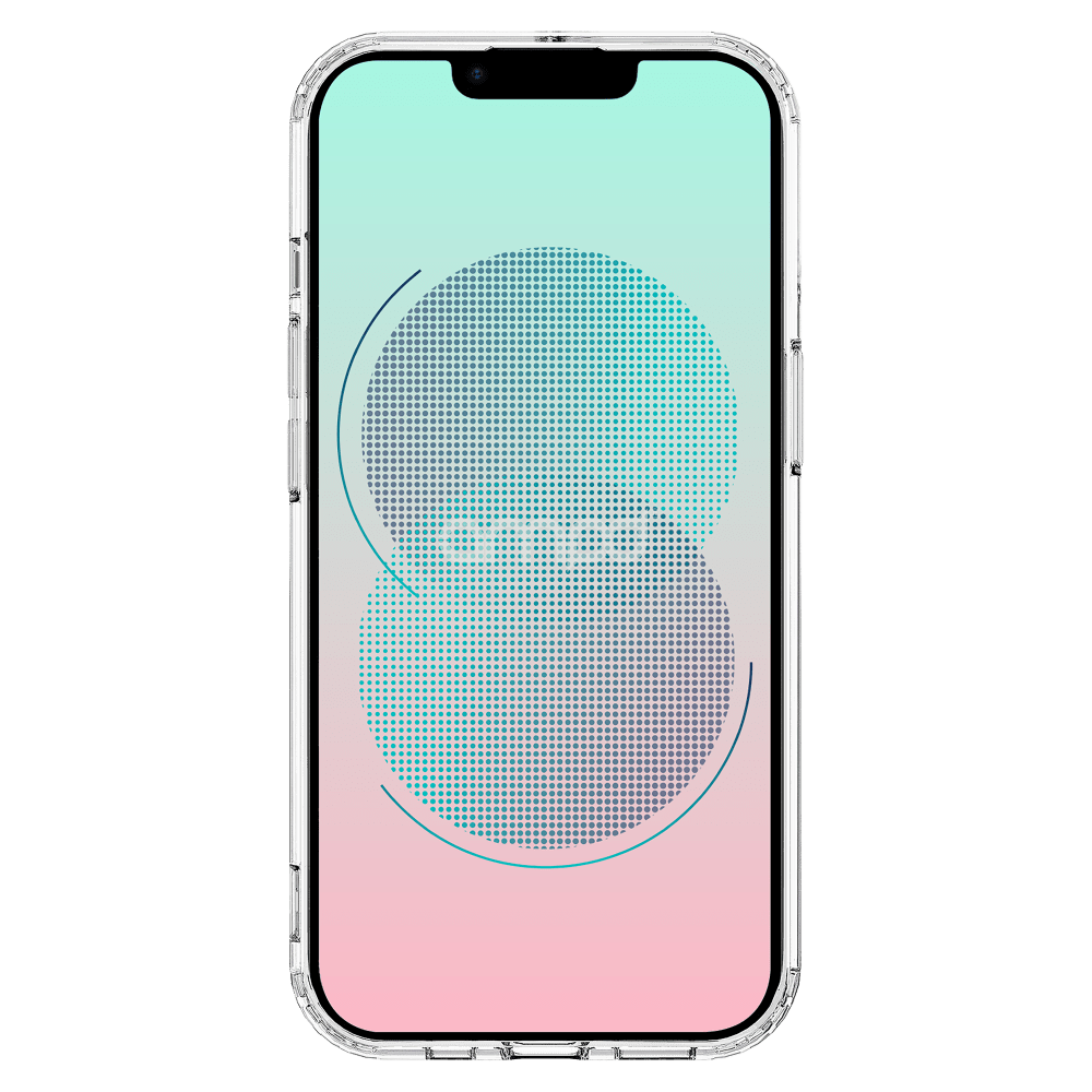 AMPD - TPU / Acrylic Crystal Clear MagSafe Case for Apple iPhone 13 - Clear