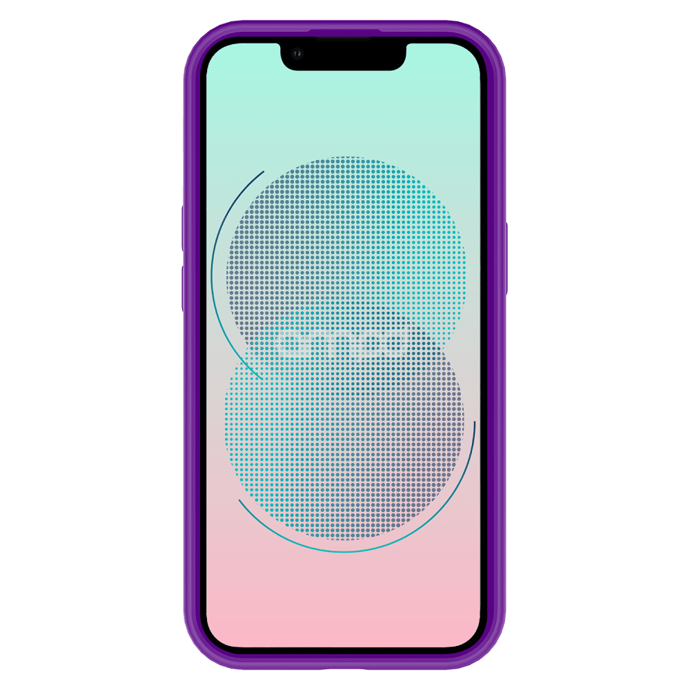 AMPD - TPU / Acrylic Bumper Case for Apple iPhone 13 - Purple