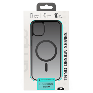 AMPD - TPU / Acrylic Bumper Case for Apple iPhone 13 - Black