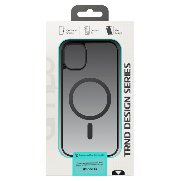 AMPD - TPU / Acrylic Bumper Case for Apple iPhone 13 - Black