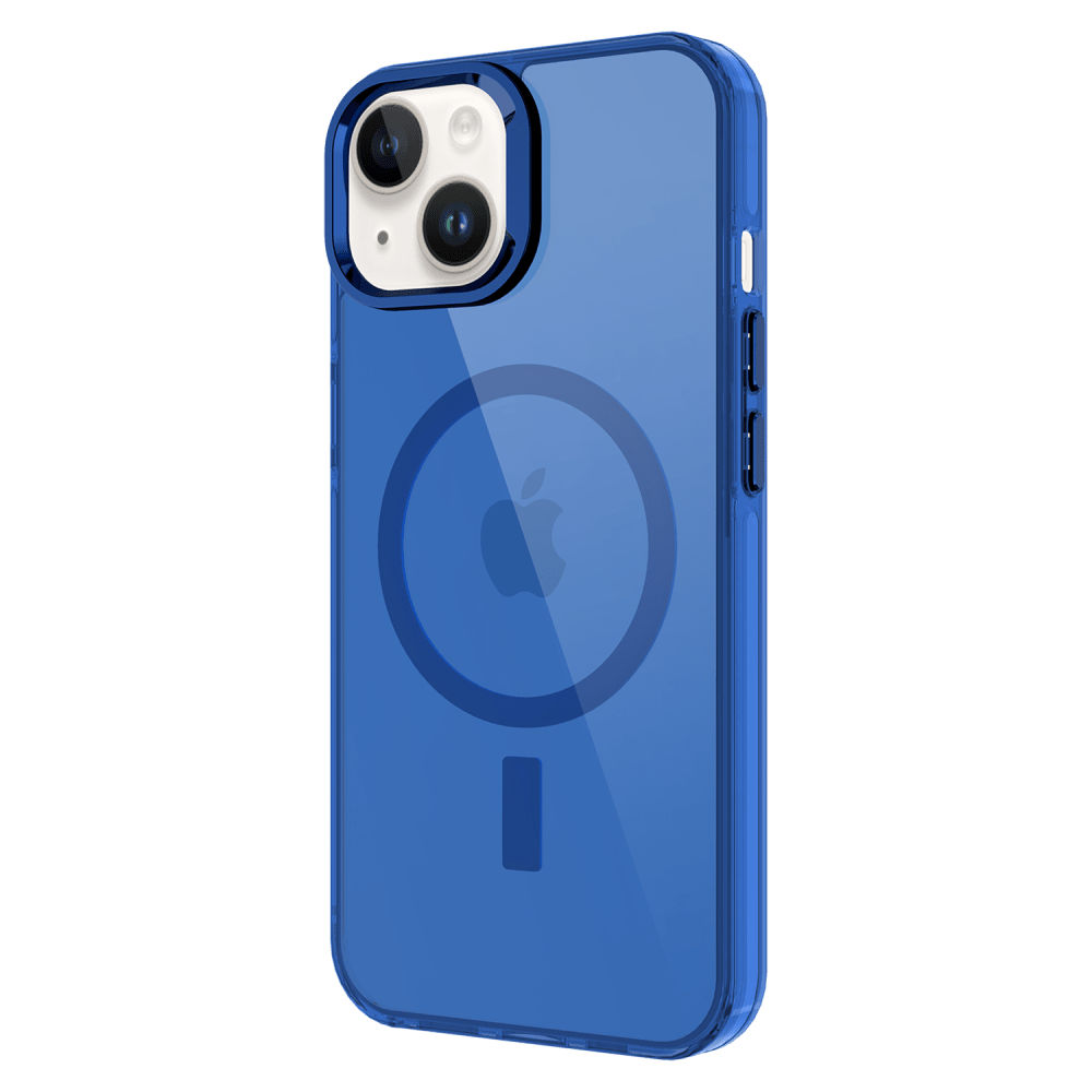 AMPD - TPU / Acrylic Drop MagSafe Case for Apple iPhone 13 - Blue