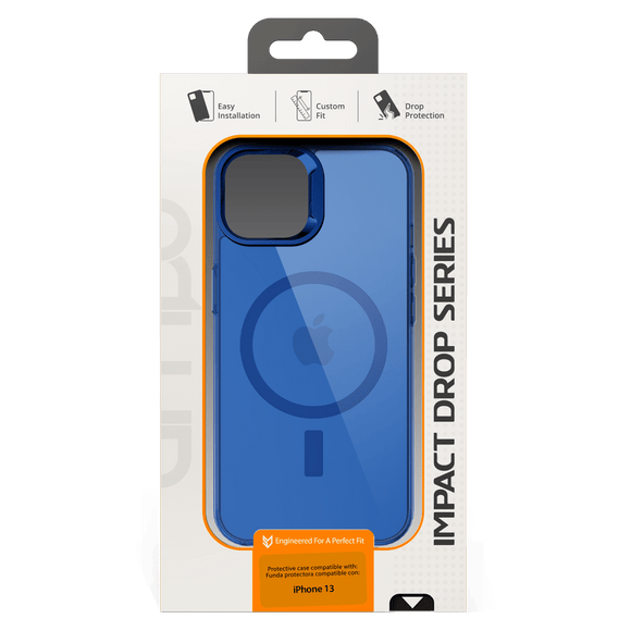AMPD - TPU / Acrylic Drop MagSafe Case for Apple iPhone 13 - Blue