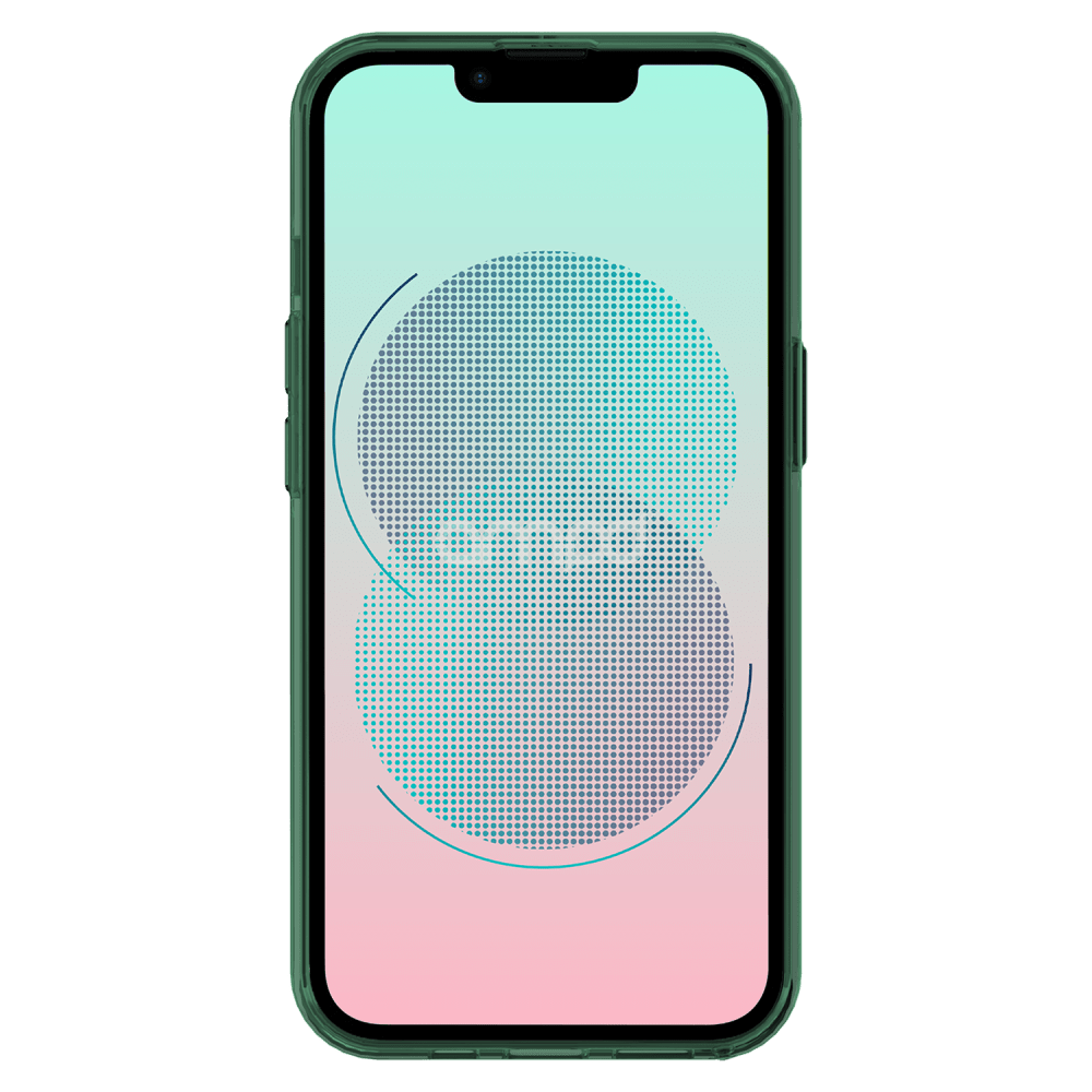 AMPD - TPU / Acrylic Drop MagSafe Case for Apple iPhone 13 - Green