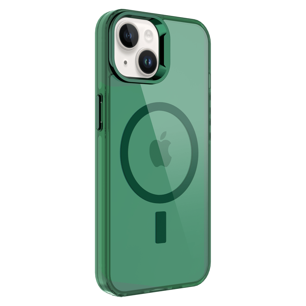 AMPD - TPU / Acrylic Drop MagSafe Case for Apple iPhone 13 - Green