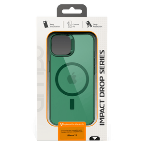 AMPD - TPU / Acrylic Drop MagSafe Case for Apple iPhone 13 - Green