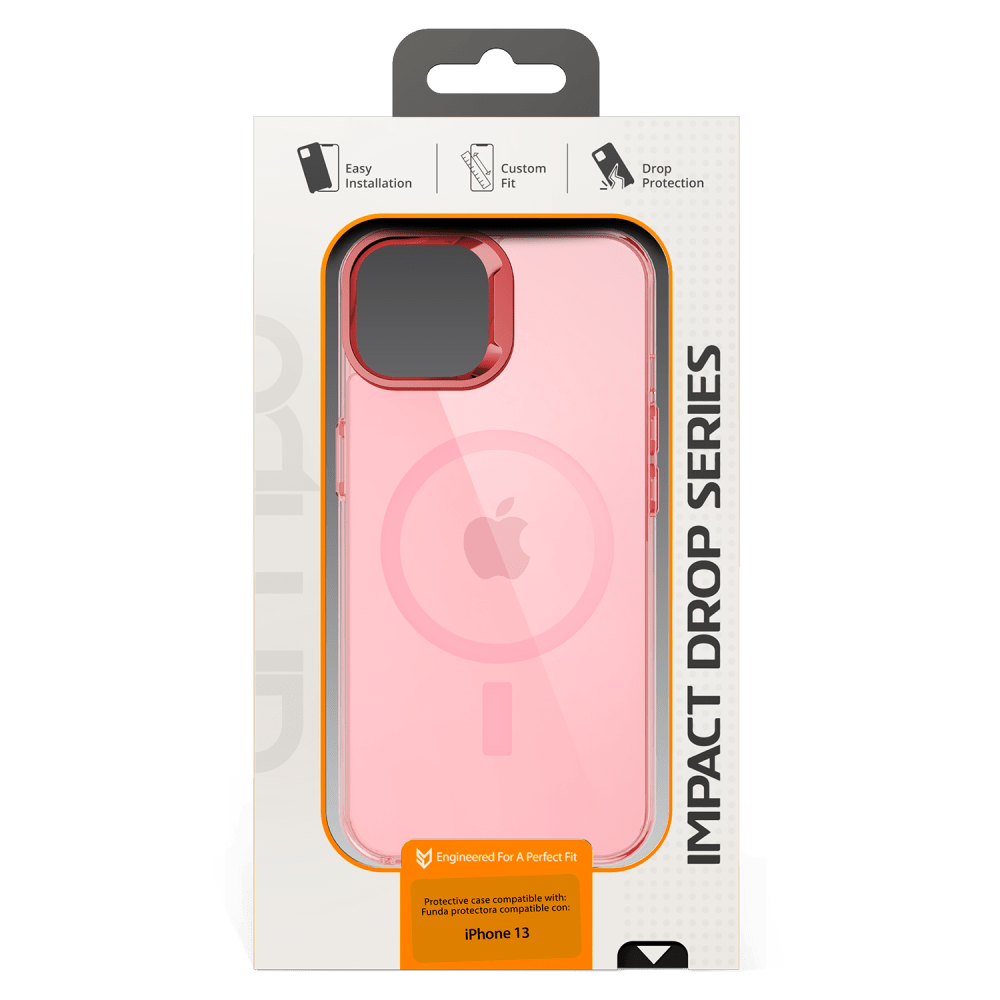 AMPD - TPU / Acrylic Drop MagSafe Case for Apple iPhone 13 - Pink