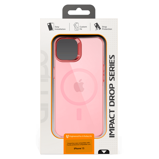 AMPD - TPU / Acrylic Drop MagSafe Case for Apple iPhone 13 - Pink