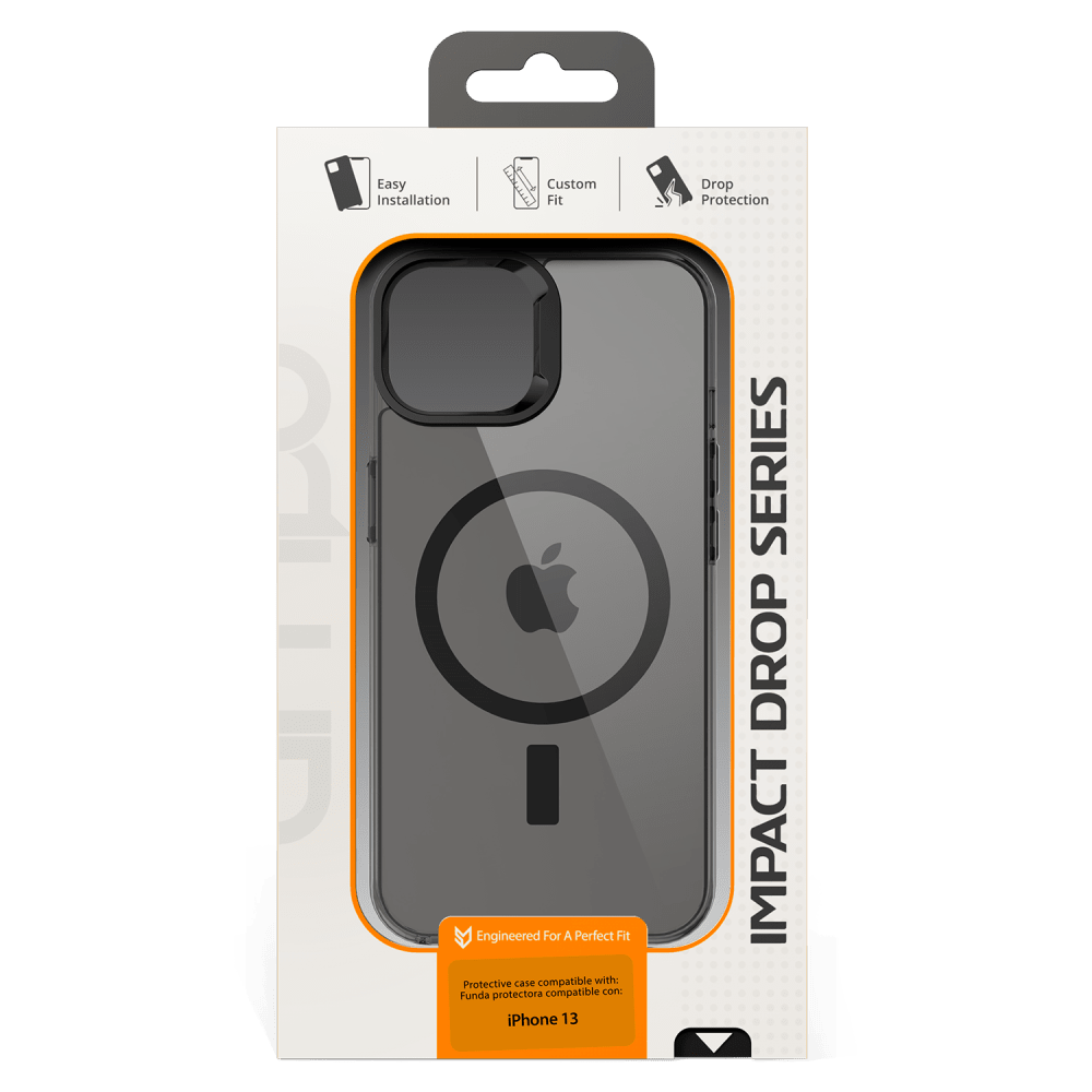 AMPD - TPU / Acrylic Drop MagSafe Case for Apple iPhone 13 - Grey
