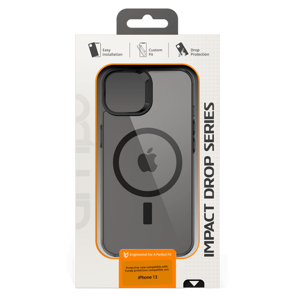 AMPD - TPU / Acrylic Drop MagSafe Case for Apple iPhone 13 - Grey