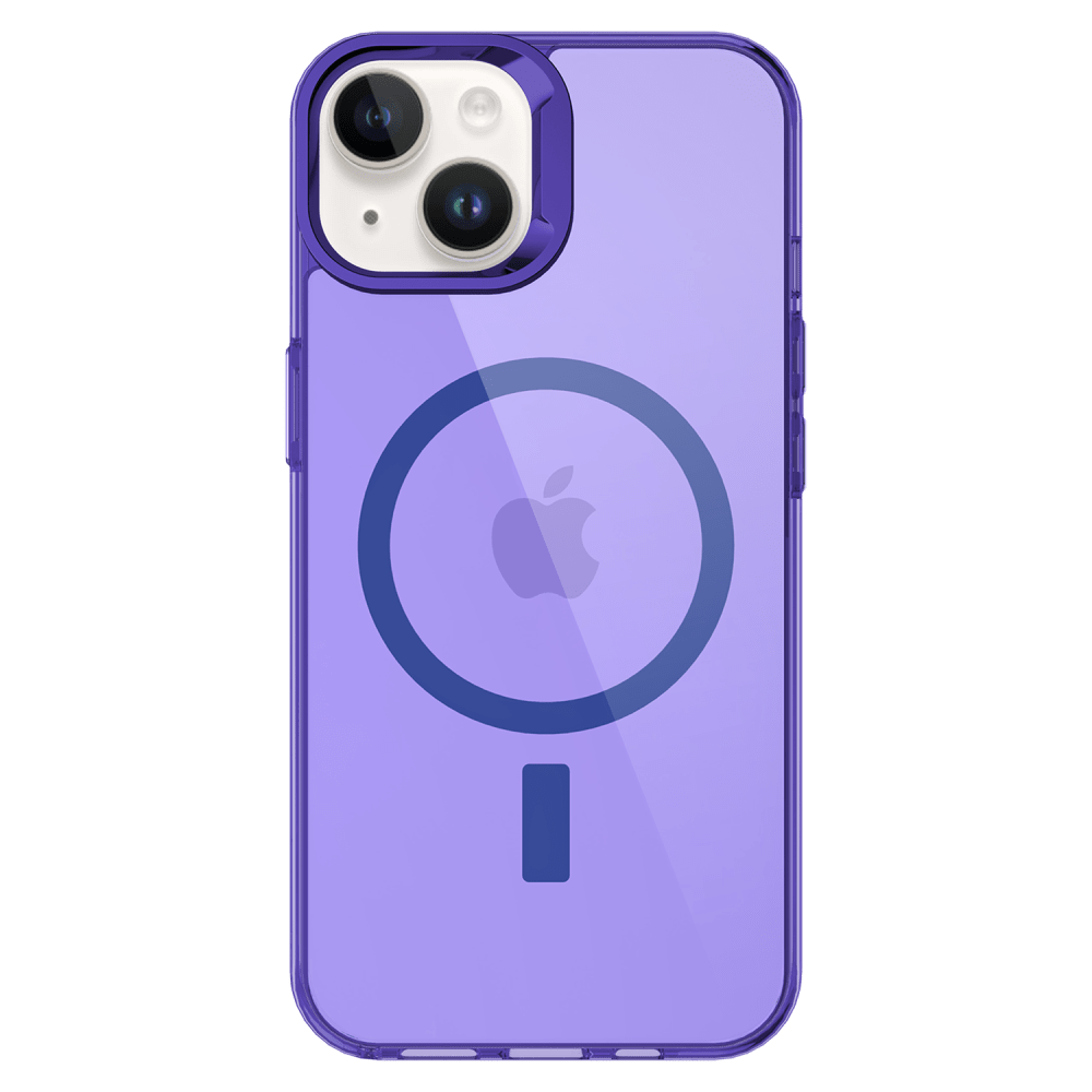 AMPD - TPU / Acrylic Drop MagSafe Case for Apple iPhone 13 - Purple