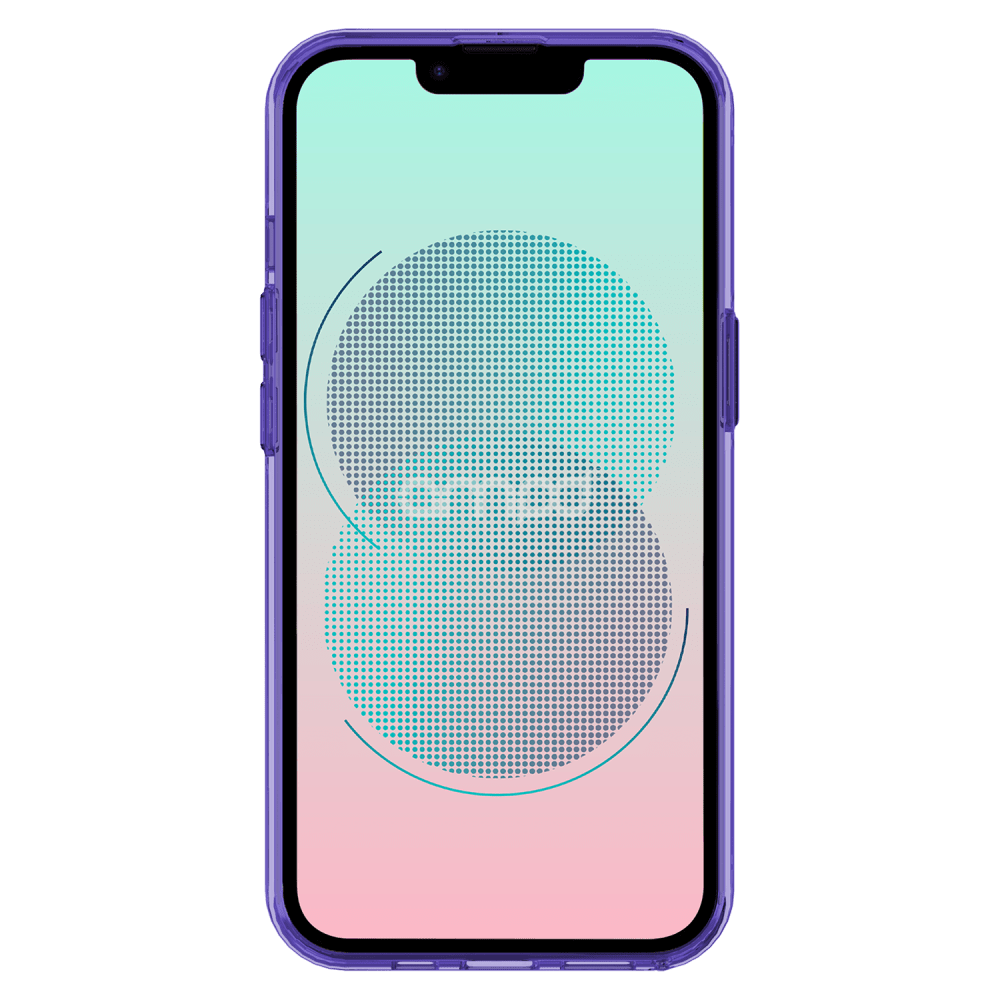 AMPD - TPU / Acrylic Drop MagSafe Case for Apple iPhone 13 - Purple
