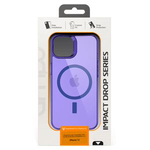 AMPD - TPU / Acrylic Drop MagSafe Case for Apple iPhone 13 - Purple