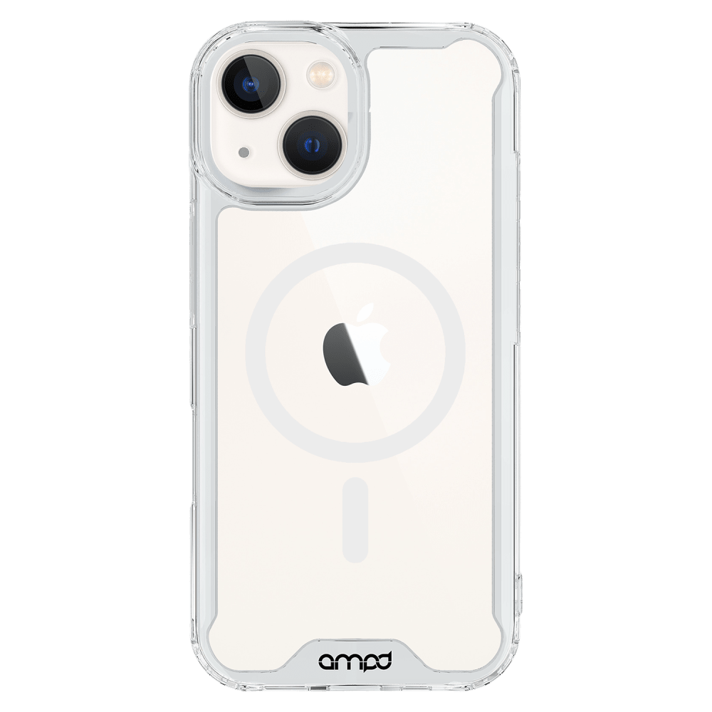 AMPD - TPU / Acrylic Crystal Clear Case for Apple iPhone 13 - Clear