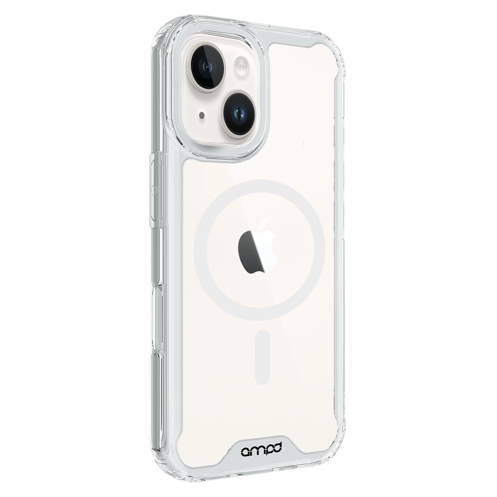 AMPD - TPU / Acrylic Crystal Clear Case for Apple iPhone 13 - Clear