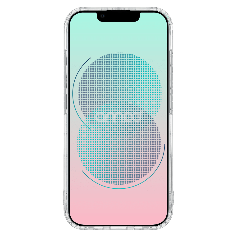 AMPD - TPU / Acrylic Crystal Clear Case for Apple iPhone 13 - Clear