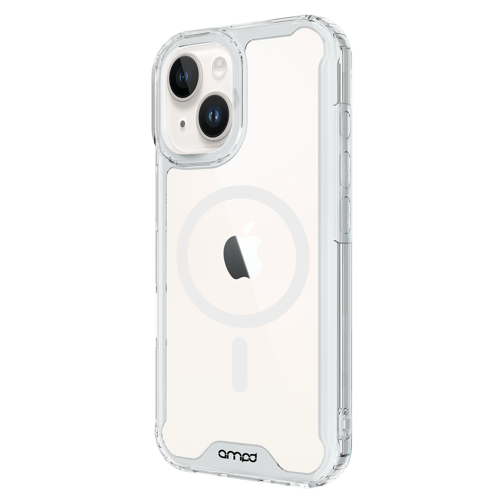 AMPD - TPU / Acrylic Crystal Clear Case for Apple iPhone 13 - Clear