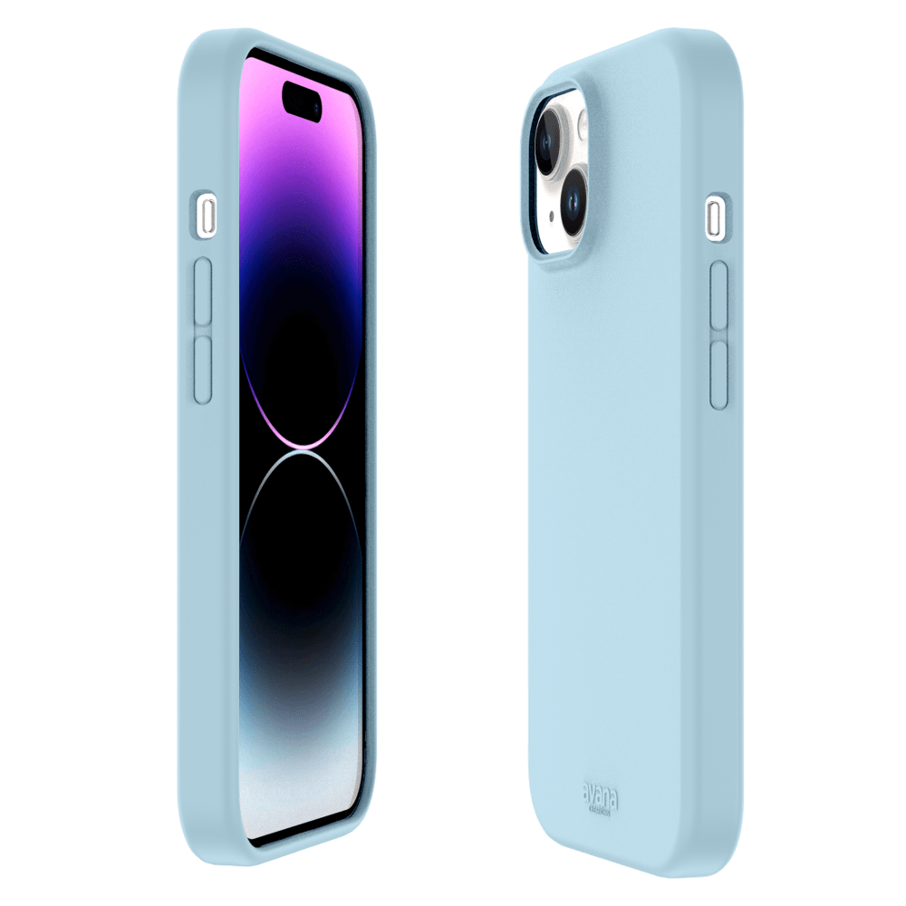 Avana - Velvet MagSafe Case for Apple iPhone 15 / iPhone 14 / iPhone 13 - Sky