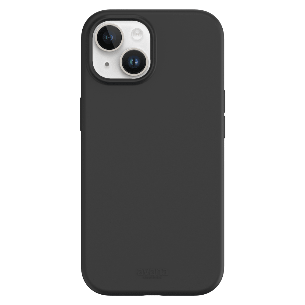 Avana - Velvet MagSafe Case for Apple iPhone 15 / iPhone 14 / iPhone 13 / iPhone 16e - Black