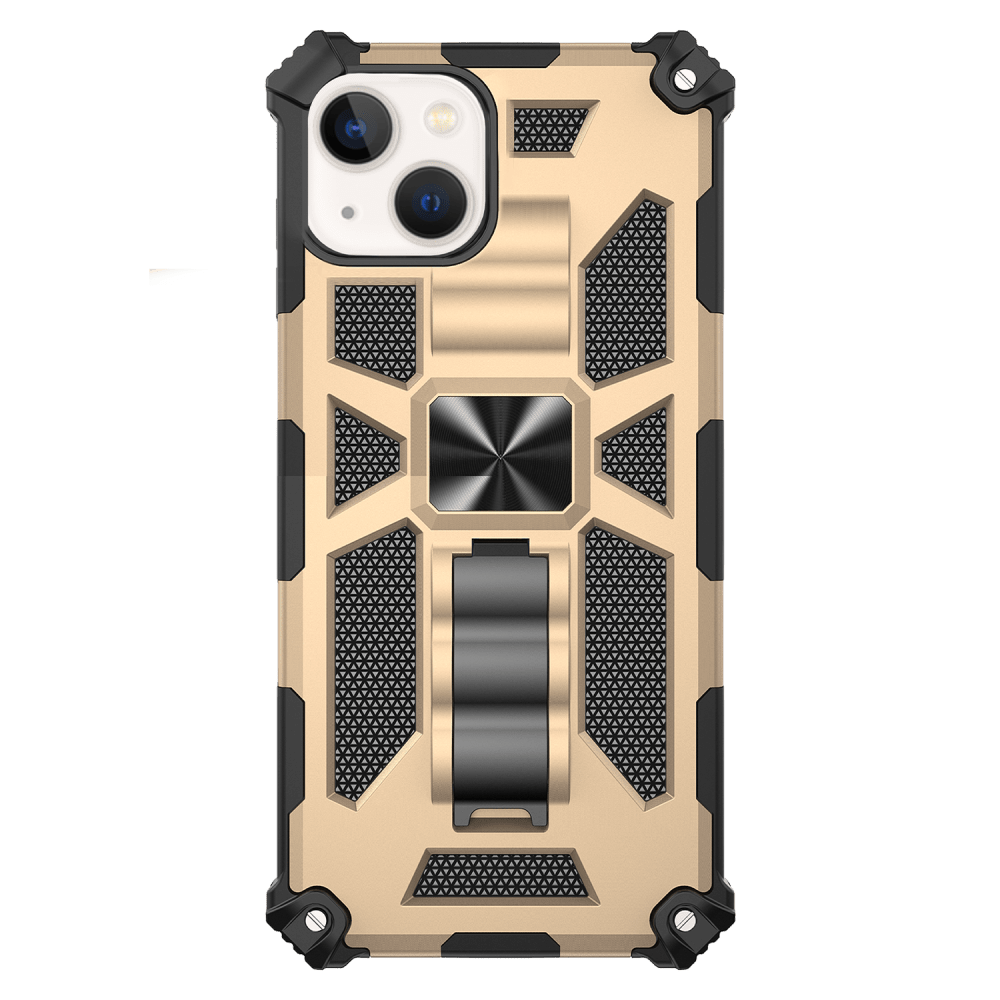 AMPD - Dual Layer SpiderKick Case for Apple iPhone 13 - Gold