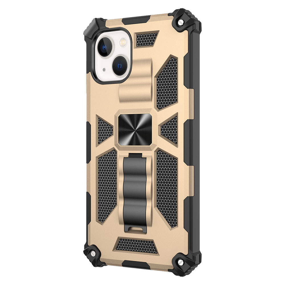 AMPD - Dual Layer SpiderKick Case for Apple iPhone 13 - Gold