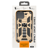 AMPD - Dual Layer SpiderKick Case for Apple iPhone 13 - Gold