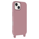 AMPD - Real Feel TPU Crossbody Strap Case for Apple iPhone 13 - Mauve