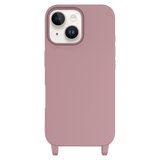 AMPD - Real Feel TPU Crossbody Strap Case for Apple iPhone 13 - Mauve