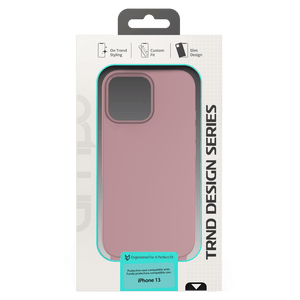 AMPD - Real Feel TPU Crossbody Strap Case for Apple iPhone 13 - Mauve