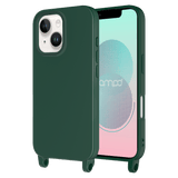 AMPD - Real Feel TPU Crossbody Strap Case for Apple iPhone 13 - Green