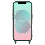 AMPD - Real Feel TPU Crossbody Strap Case for Apple iPhone 13 - Green