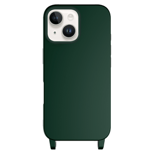 AMPD - Real Feel TPU Crossbody Strap Case for Apple iPhone 13 - Green