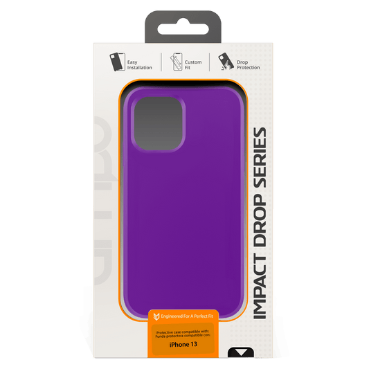 AMPD - Dual Layer Classic Slim Case for Apple iPhone 13 - Purple